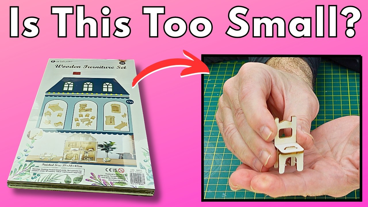 Я и не думала, что мебель для кукольного домика окажется такой сложной в сборке.