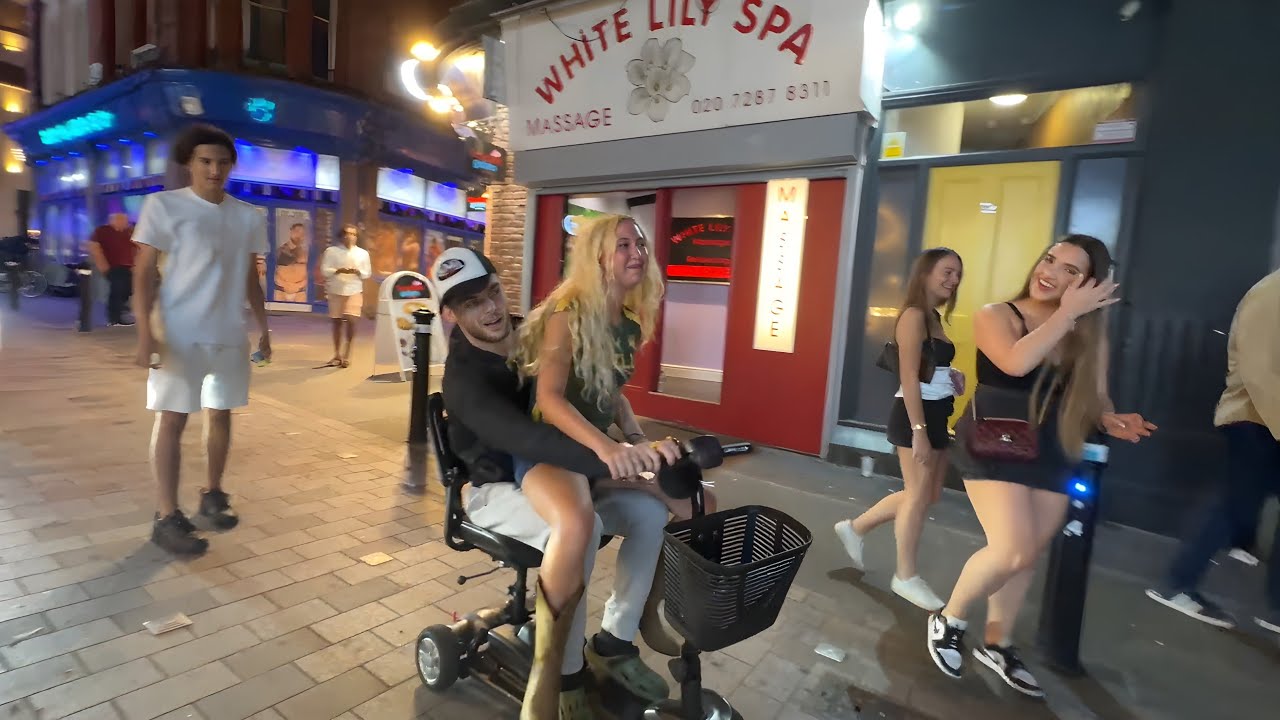 Ed Matthews Drops Game On A Mobility Scooter In London!