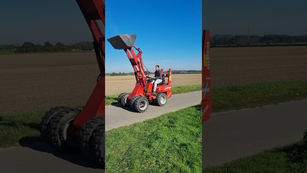 Weidemann 1050 Radlader Hoflader Hoftrac Schäffer Original Maschine Probefahrt