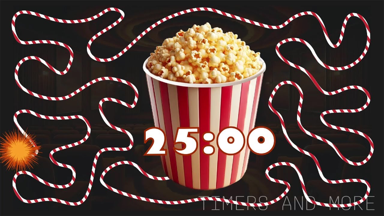 25 Minute popcorn 🍿 bomb 💣 timer