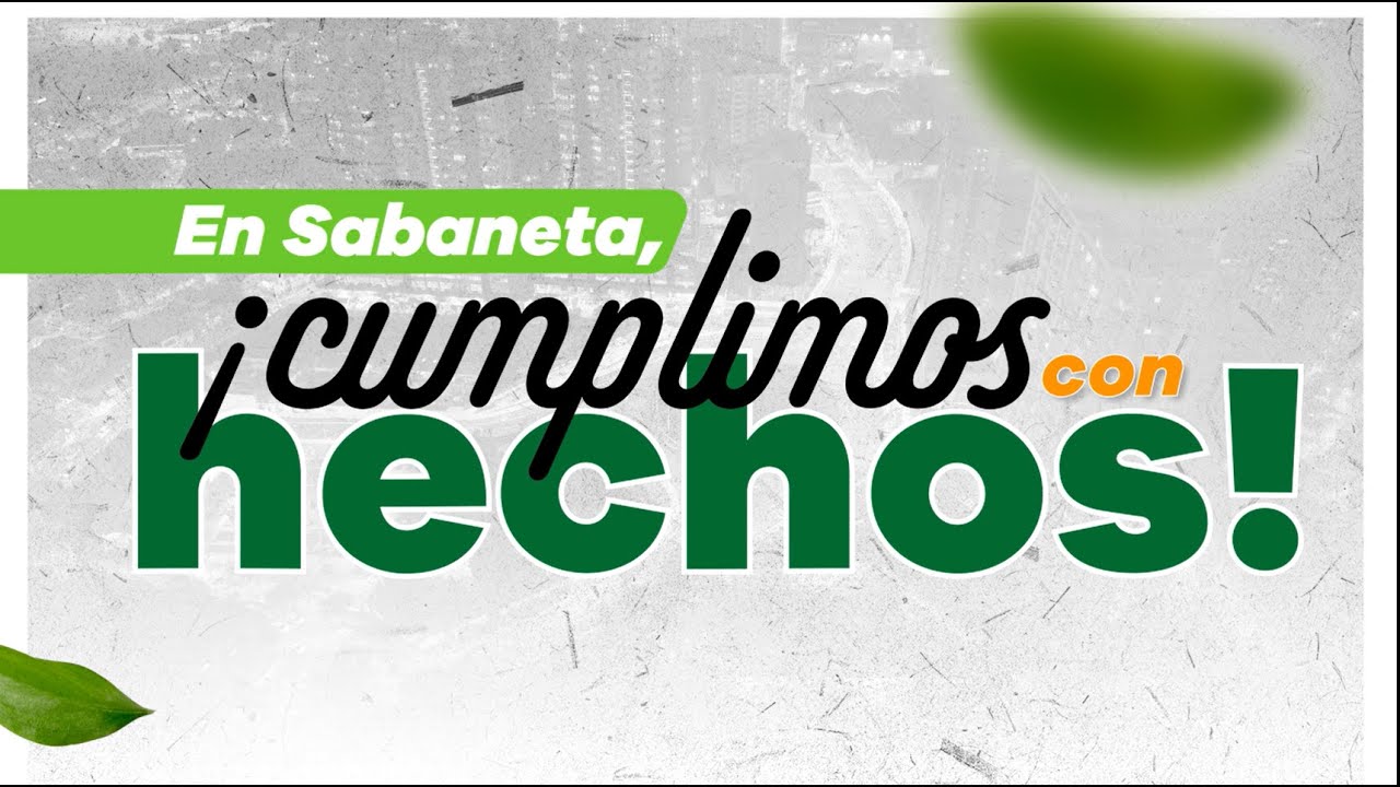 Rendición de Cuentas 2025 - Alcaldía de Sabaneta