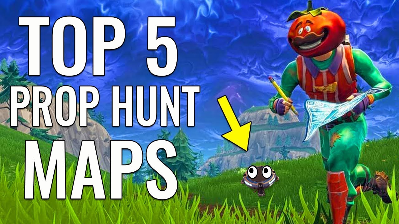 TOP 5 FORTNITE PROP HUNT MAPS - FORTNITE CREATIVE TOP 5 MAPS (WITH CODES)