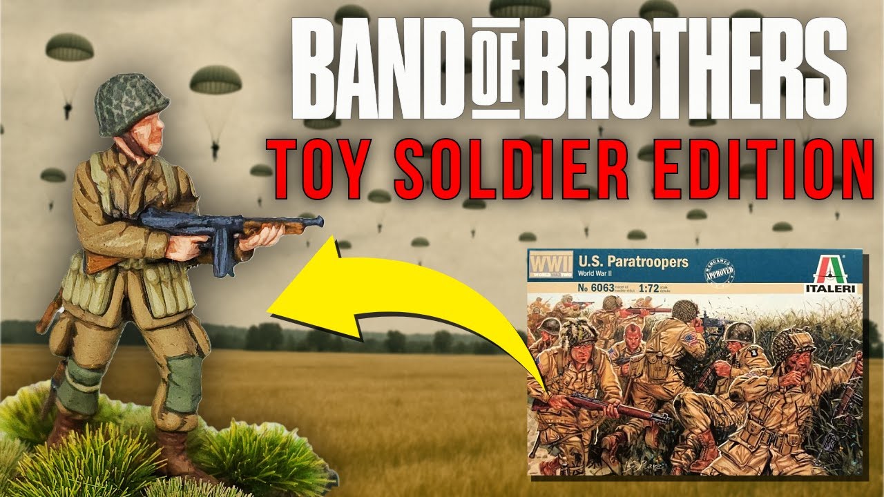 1/72 Italeri WW2 US Paratroopers | Painting Guide | Toy Soldiers