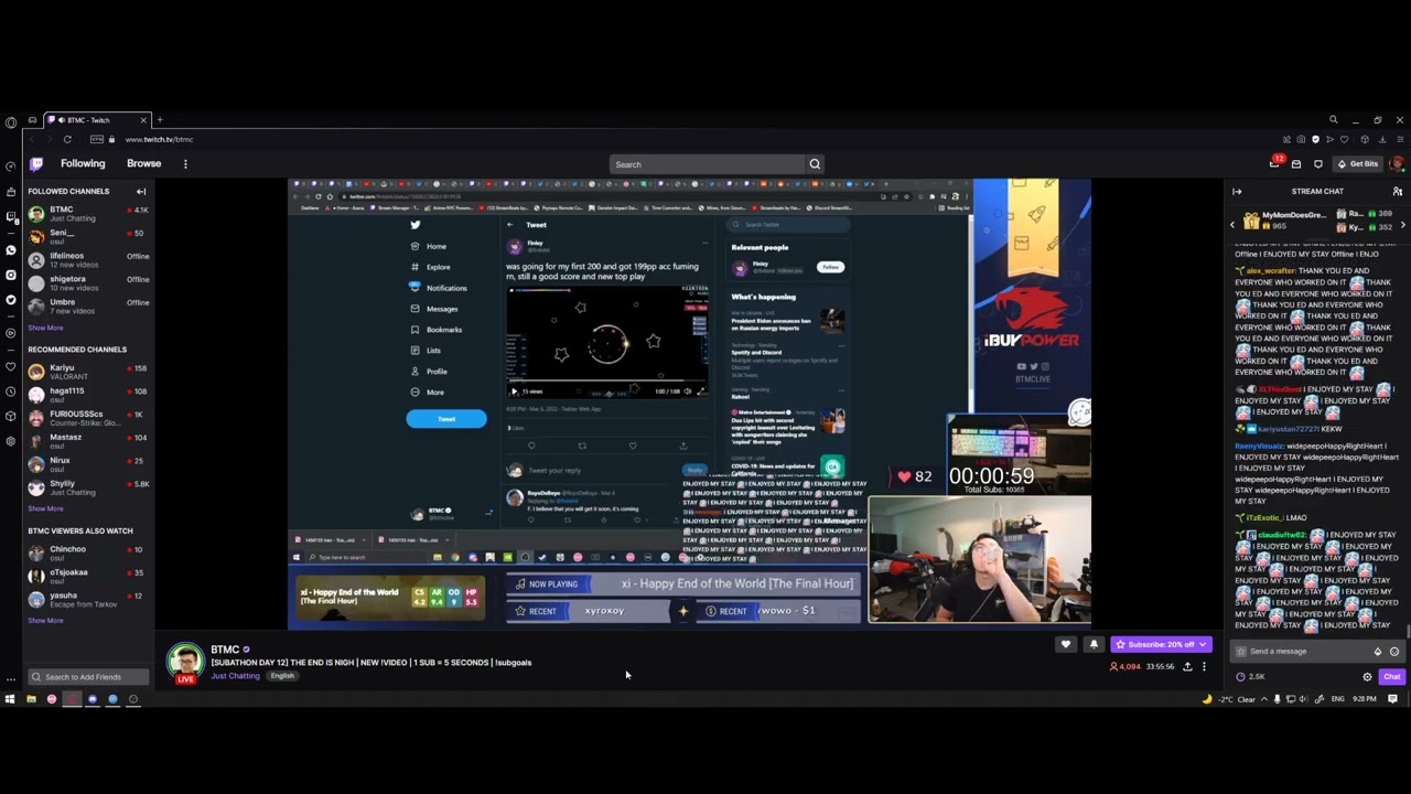 BTMC SUBATHON LAST MOMENTS