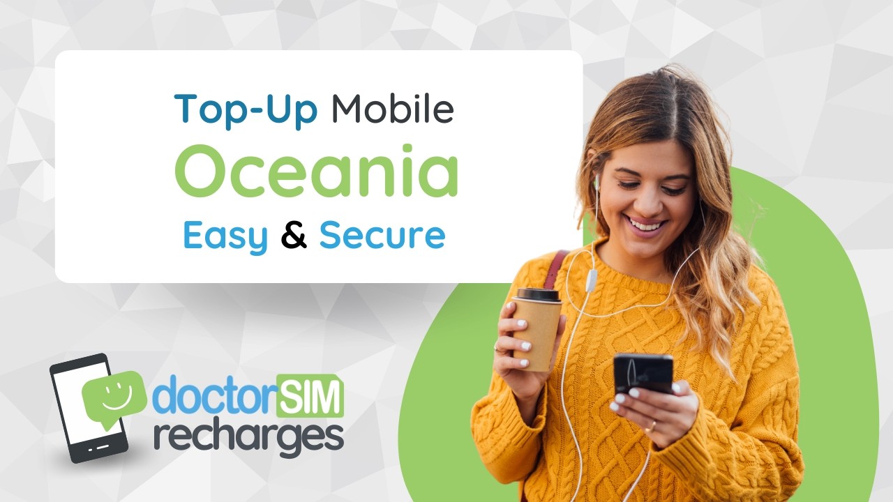 Top Up Mobile Credit in Oceania in Minutes 🌏