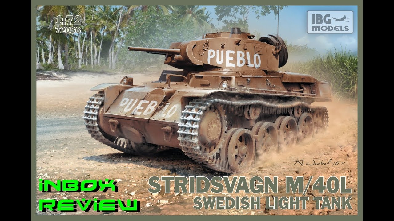 IBG Models 1/72 Stridsvagn m/40L Inbox Review