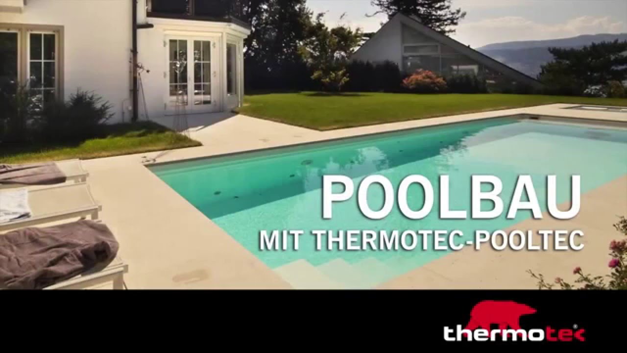 Pool-Hinterfüllung mit thermotec