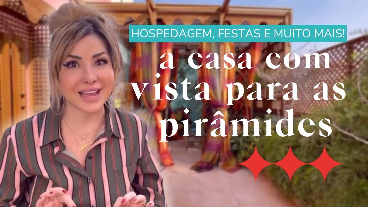 TOUR NA CASA EGÍPCIA DOS SONHOS!  🛑 VOCÊ NÃO VAI ACREDITAR NO QUE TEM DENTRO DESSA CASA