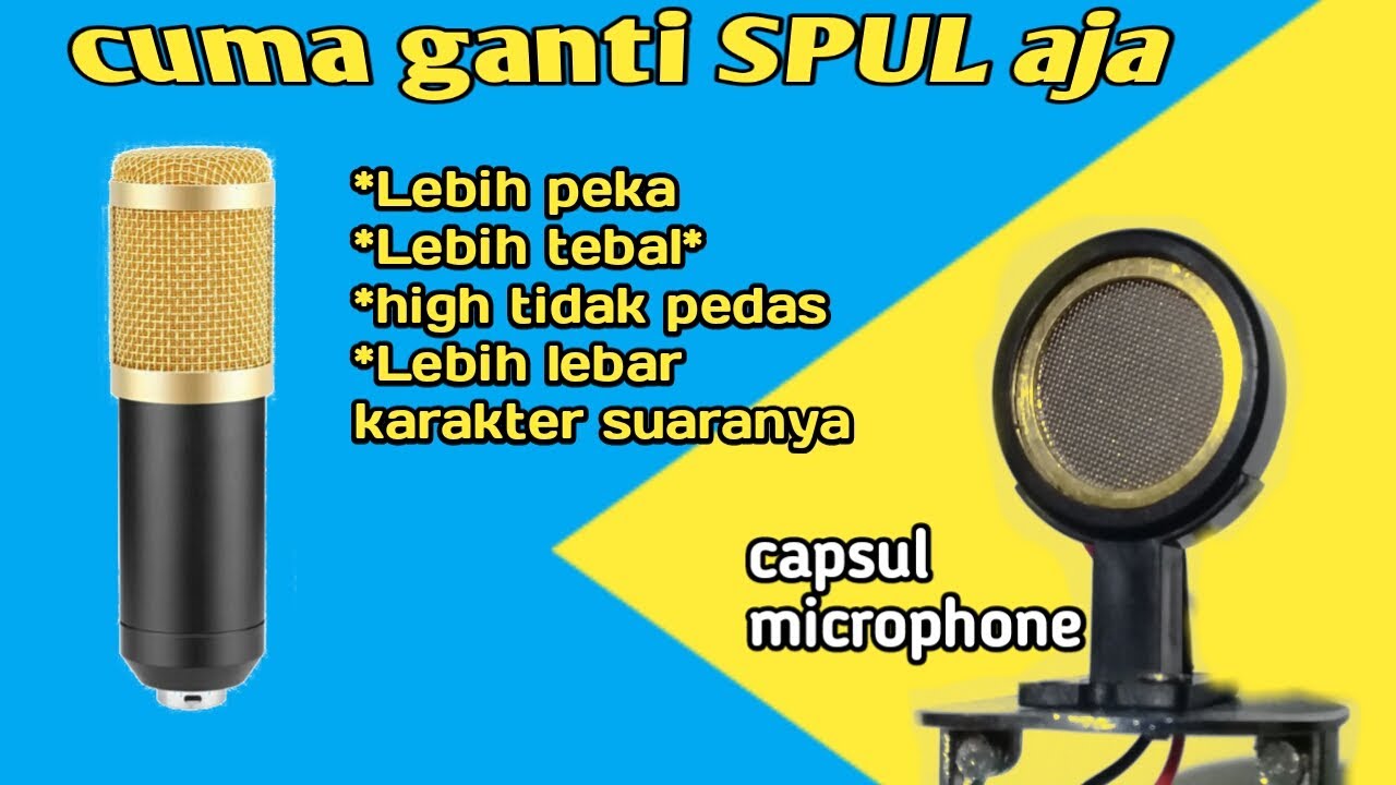 MODIF MIC BM 800 sendiri