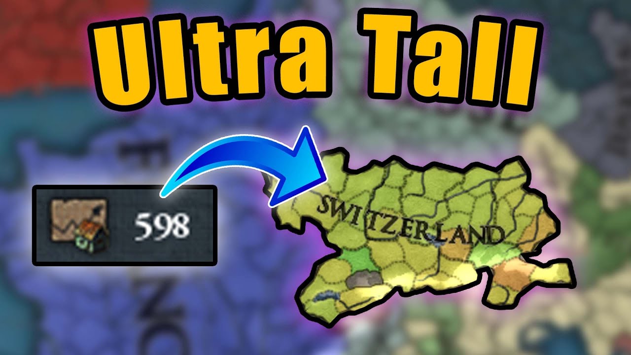 ULTRA TALL Switzerland in EU4 Multiplayer Game