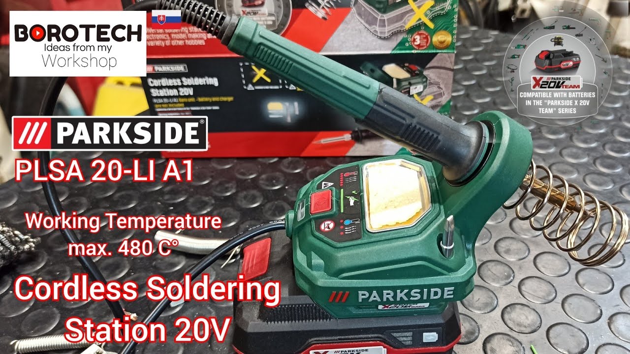 # 174 - Паяльная станция для аккумуляторов PARKSIDE PLSA 20-LI A1 от LIDL