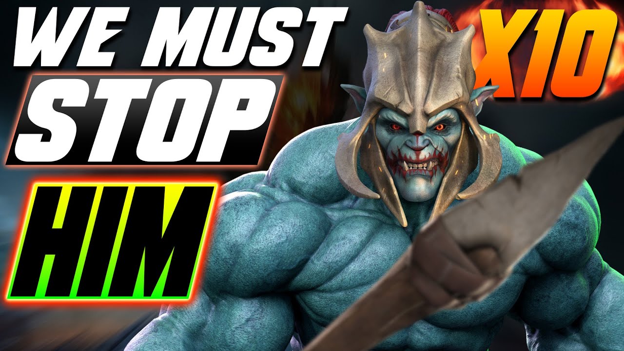 This MASSIVE x10 Kill streak Huskar MUST BE STOPPED! - Dota 2 - Grubby