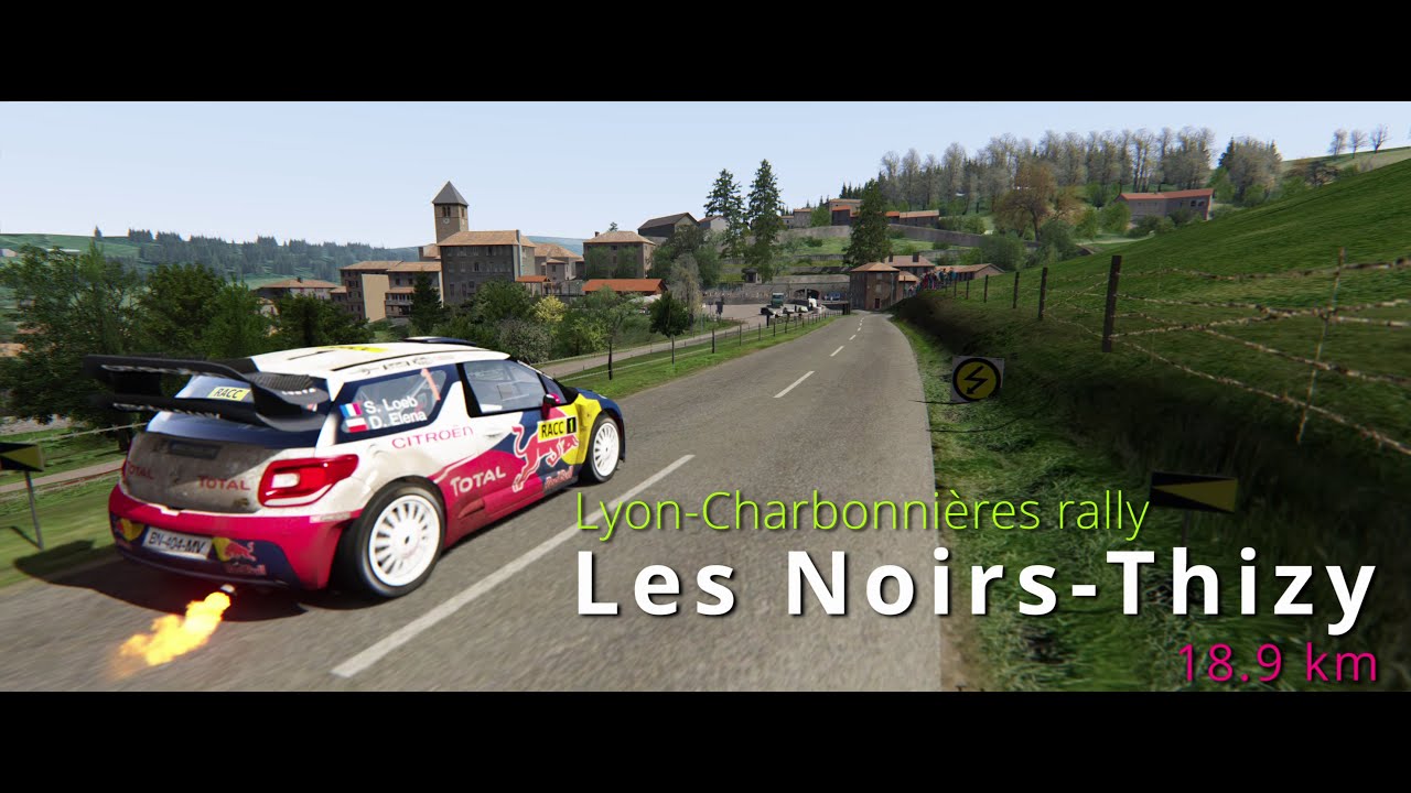 Rally Les Noirs-Thizy - Citroën DS3 WRC 2015 - Map by JCRR - 9.26.292 (Daniel Elena)