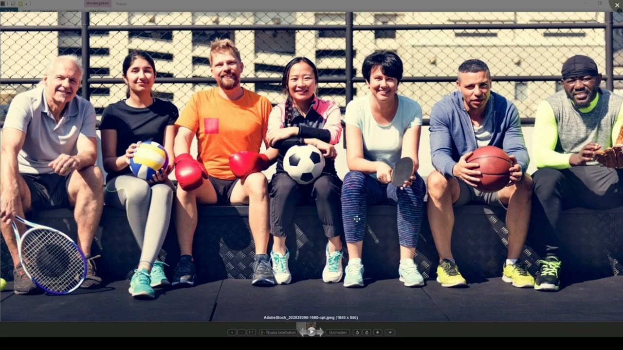 Deutsch lernen mit Bildern #1: Menschen und Sportarten – Learn German for Beginners