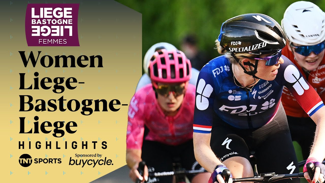 HISTORIC VICTORY! 🤩 | 2025 Liege-Bastogne-Liege Women's Race Highlights | TNT Sports Cycling