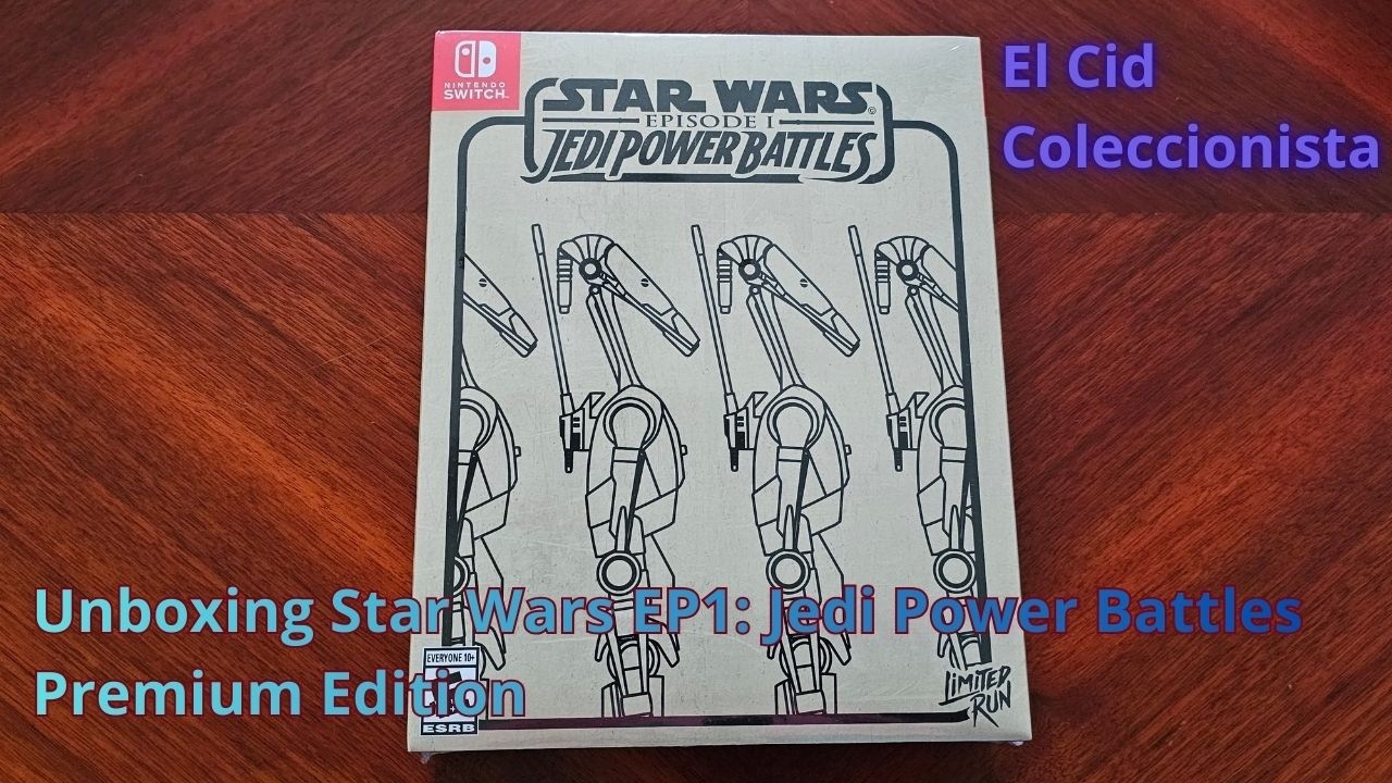 Unboxing Star Wars Episode 1    Jedi Power Battles : Premium Edition