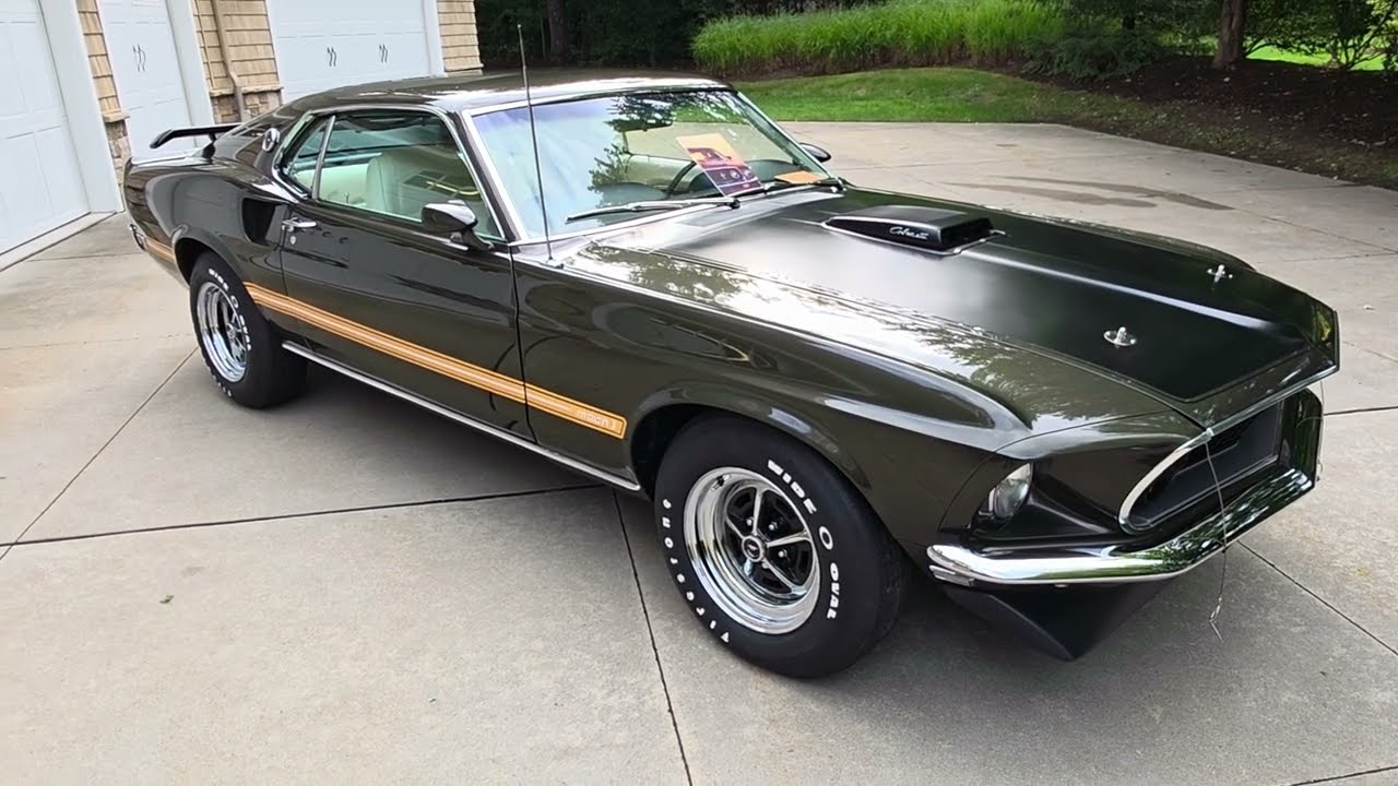 Ford Mustang Mach 1 428 Cobra Jet 1969 года выпуска