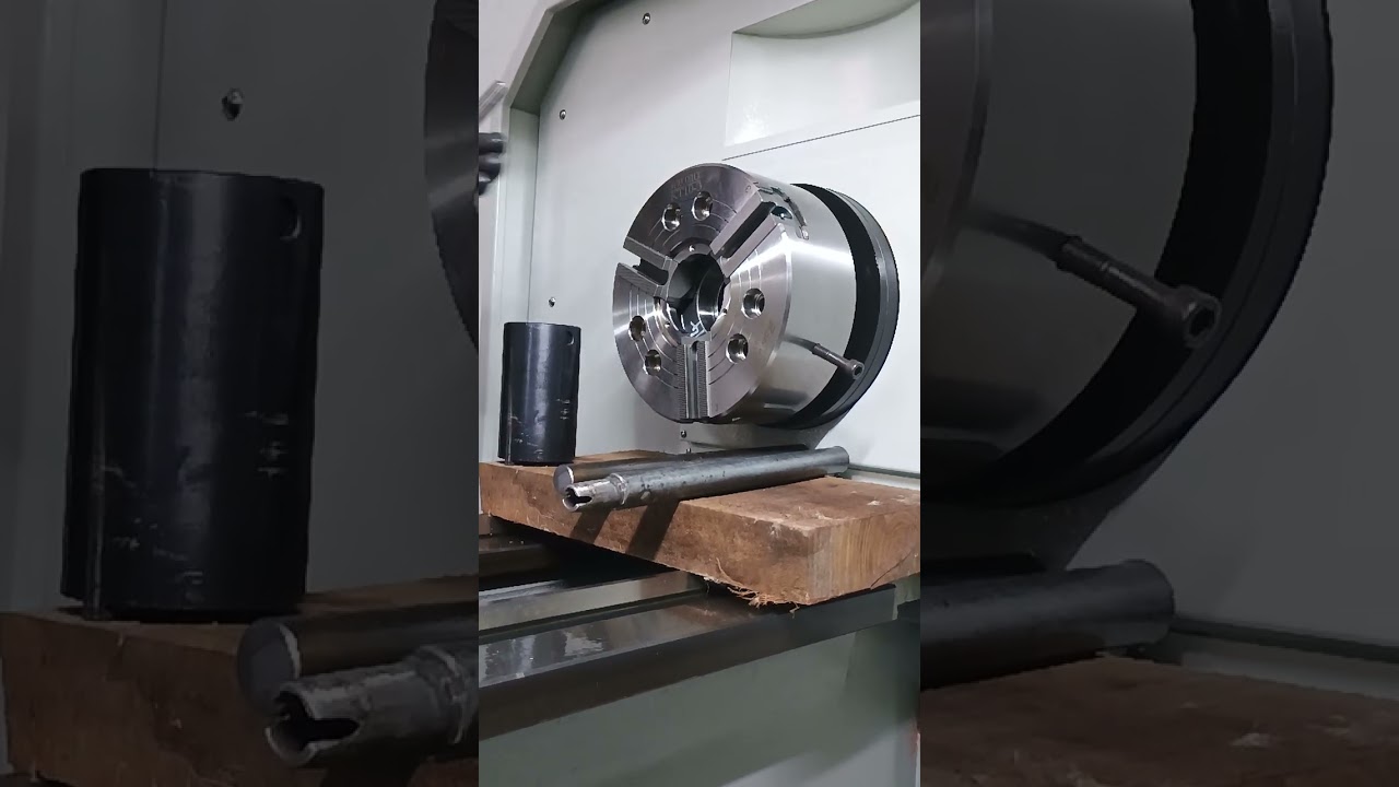 COMO RETIRAR A PLACA HIDRÁULICA DO TORNO - HOW TO REMOVE HIDRAULIC CHUCK OF THE LATHE