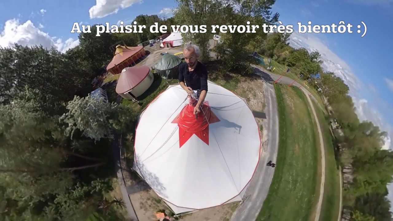 Un jour aux chapiteaux de l'école de cirque Cherche-Trouve Cergy-Pontoise -Paris