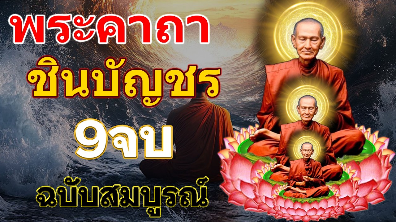 บทสวดมนต์พระคาถาชินบัญชร9จบ ฉบับสมบูรณ์ดั่งเดิม ฝึกสวดมนต์เช้า, สวดมนต์ก่อนนอน, สวดวันพระ