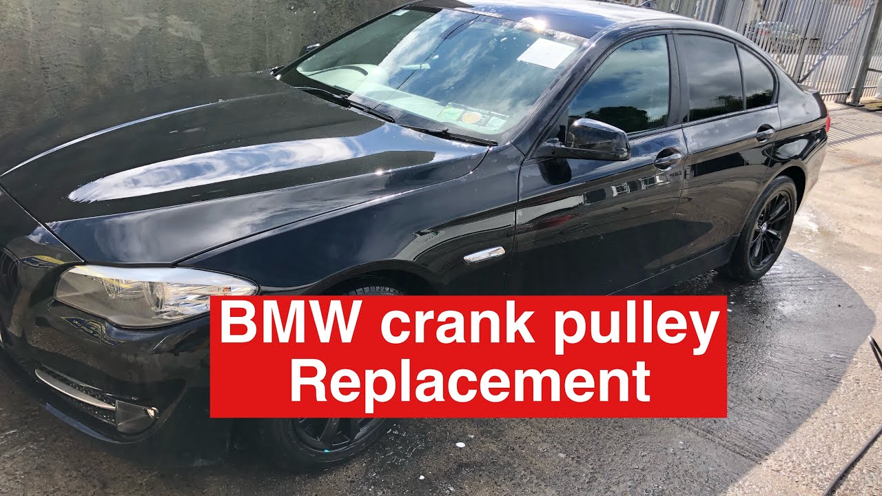 BMW crank pulley replacement