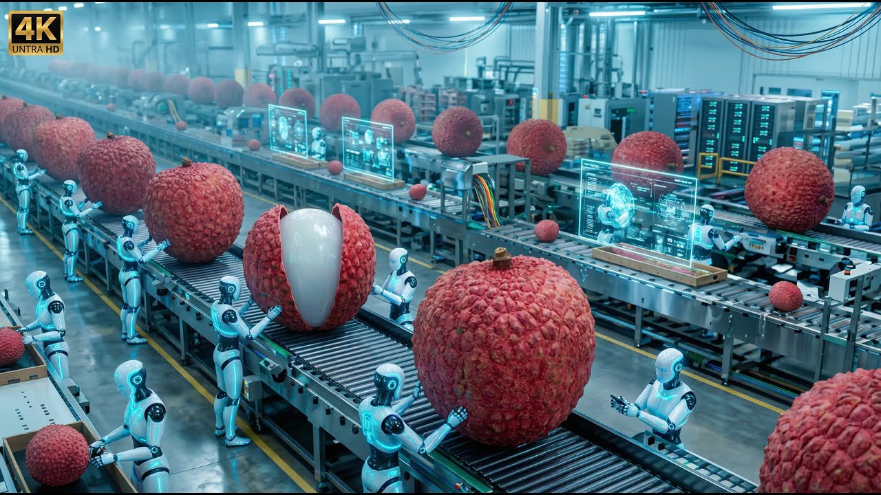 Food Science Secret: Inside Lychee Production Line Revealed | Inside The Factory