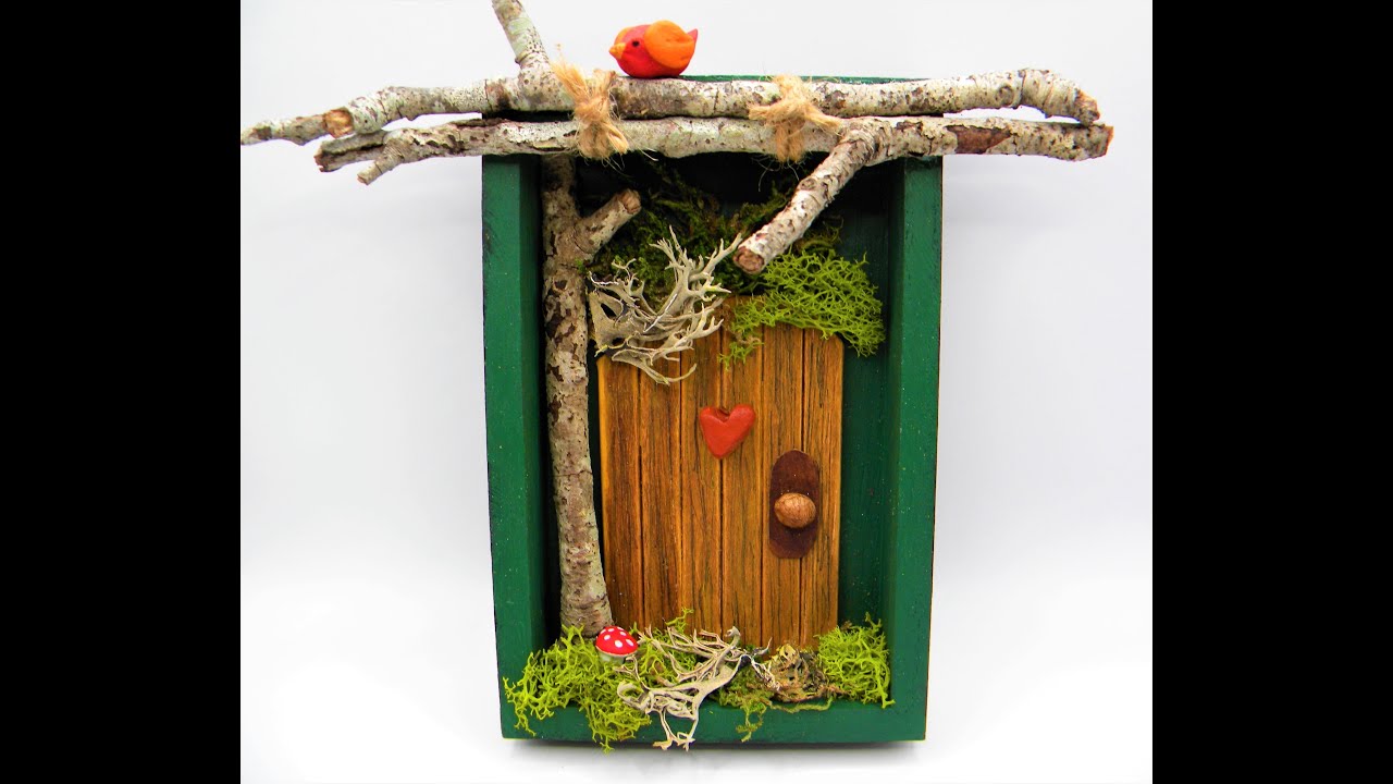 How to make a fairy door diorama