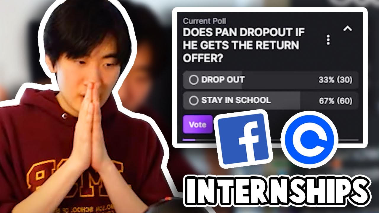 My viewers vote on if I drop out of school