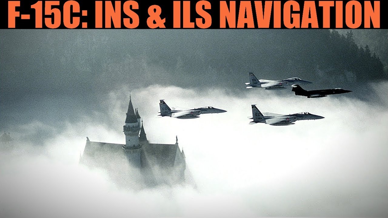 F-15C Eagle: руководство по навигации INS (точка маршрута) и ILS | DCS WORLD