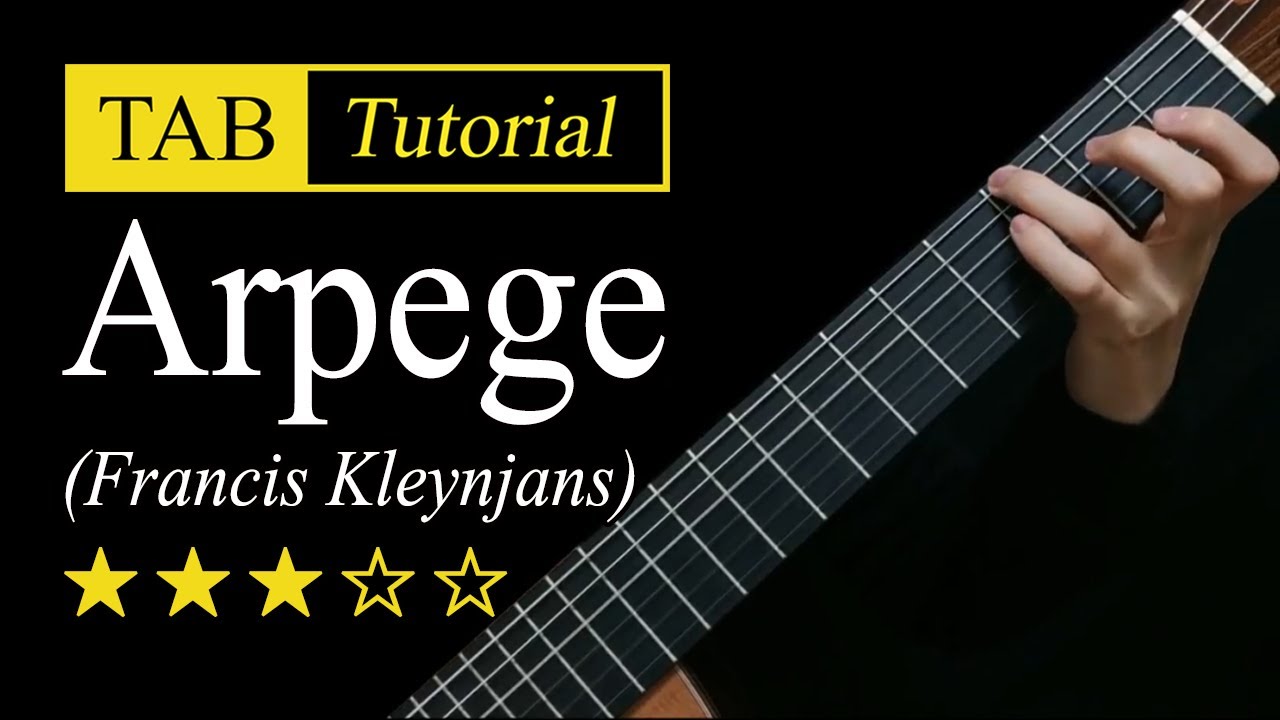 Arpege (3 Petites Pieces, Op. 77) - Guitar Lesson + TAB