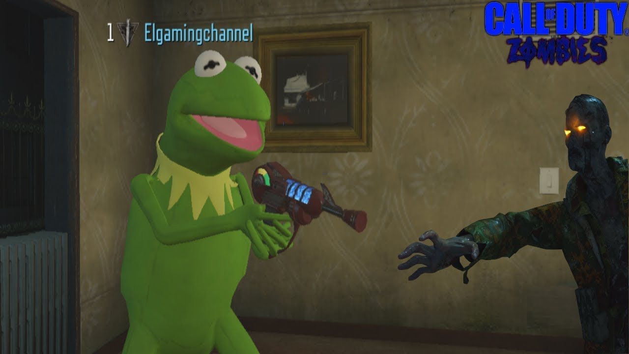 NIGHTMARE ON KERMIT STREET CUSTOM ZOMBIES CON LA RANA RENÉ | BLACK OPS 3 ZOMBIES MOD TOOLS
