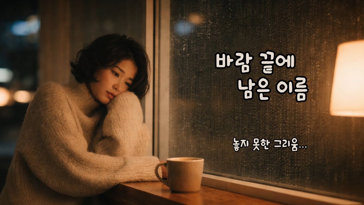 🎧처음 듣는 내가 듣고 싶은 🎵바람 끝에 남은 이름 – 놓지 못한 그리움 (발라드 트로트)