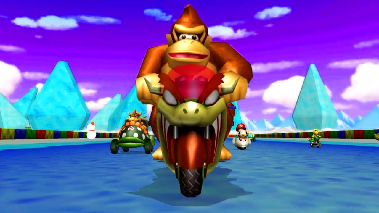 Mario Kart Wii - Custom Tracks CTGP Skyline Cup 150cc (Donkey Kong Gameplay)