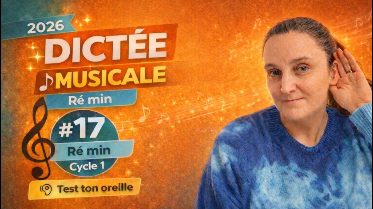Dictée Musicale #17 🎼 Ré mineur | Exercice Rythme & Notes spécial rentrée 2025 🎹