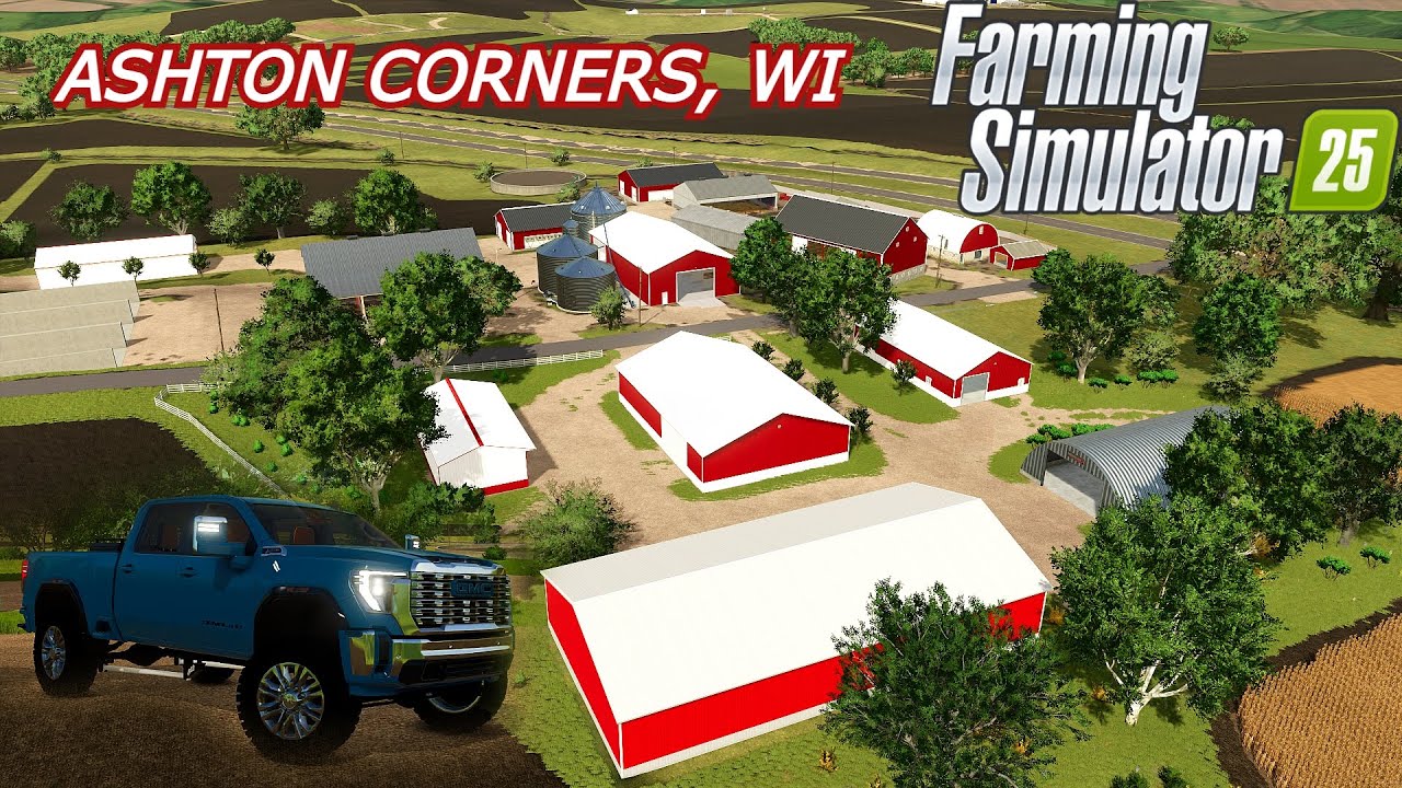 WE BUILT A *MASSIVE* WISCONSIN FARM! NEW DENALI??? | Ashton Corners Wi | Farming Simulator 25