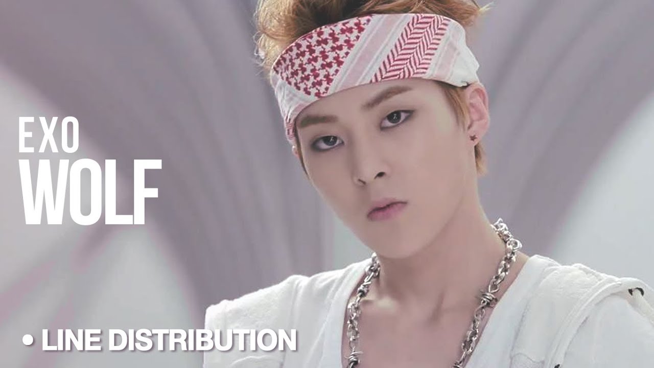 EXO - Wolf: Line Distribution