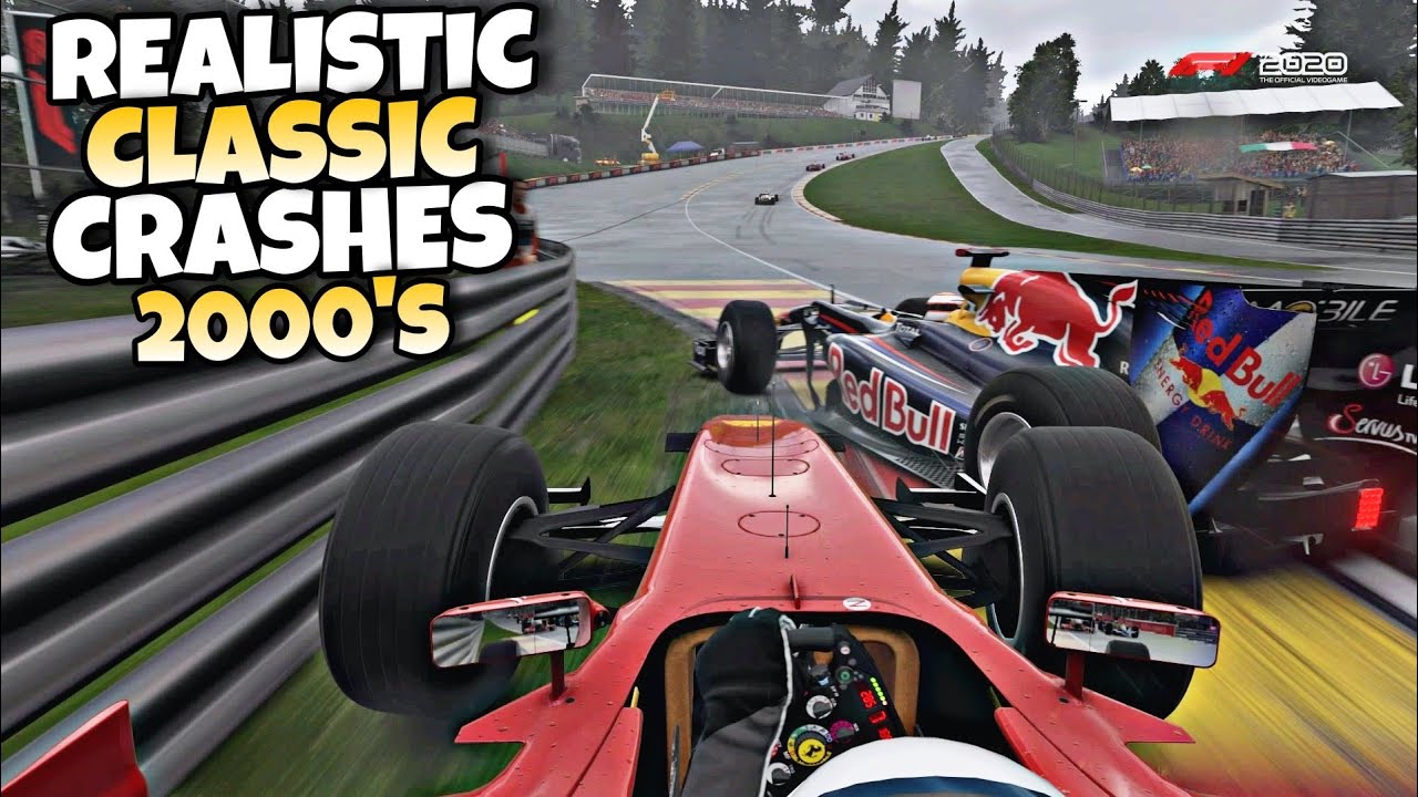 F1 REALISTIC CLASSIC CRASHES 2000'S