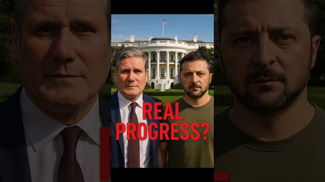 Keir Starmer joins Zelensky and world leaders at White House talks on Ukraine peace progress.