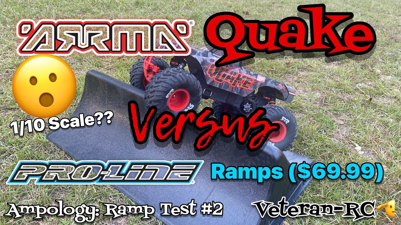 Новый Arrma Quake против новых рамп Proline!