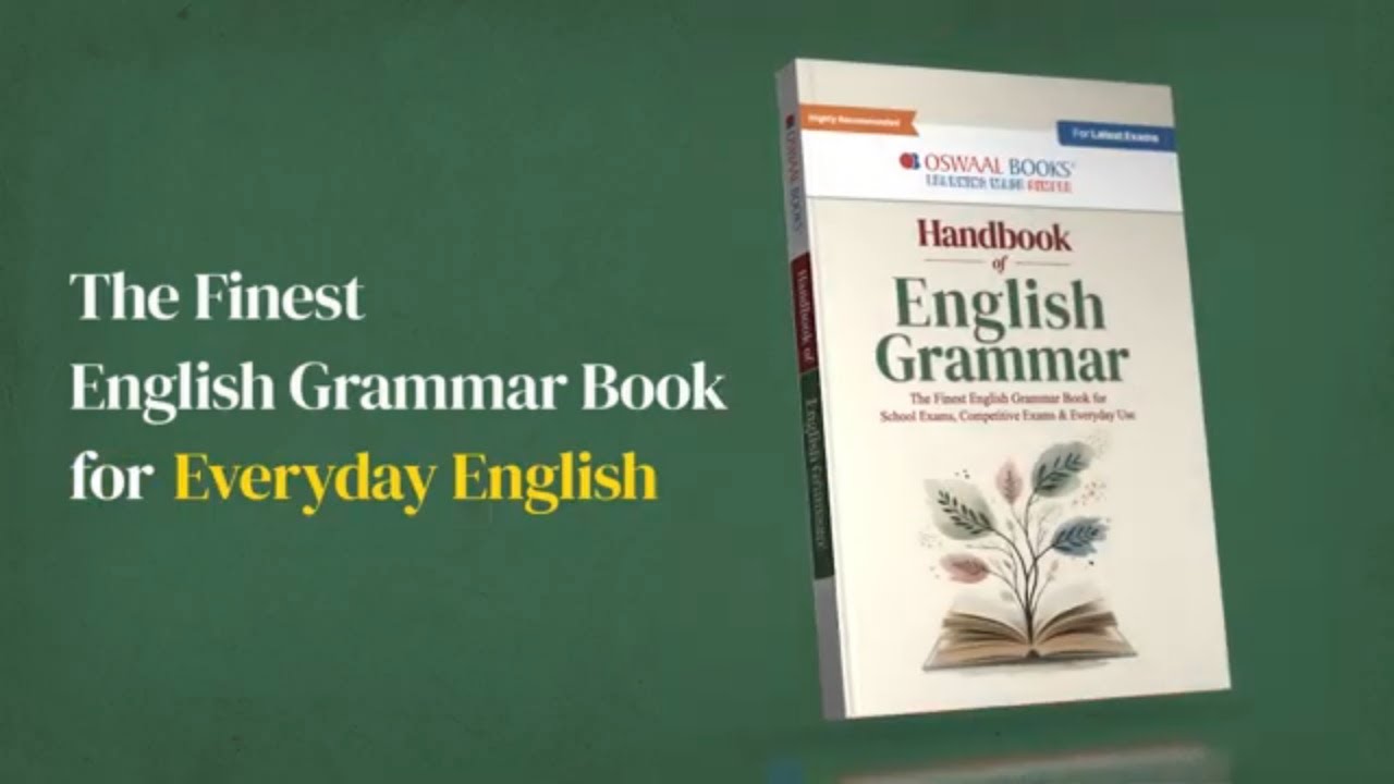 Handbook of English Grammar | Best Grammar Book for School & Competitive Exams | Oswaal Books