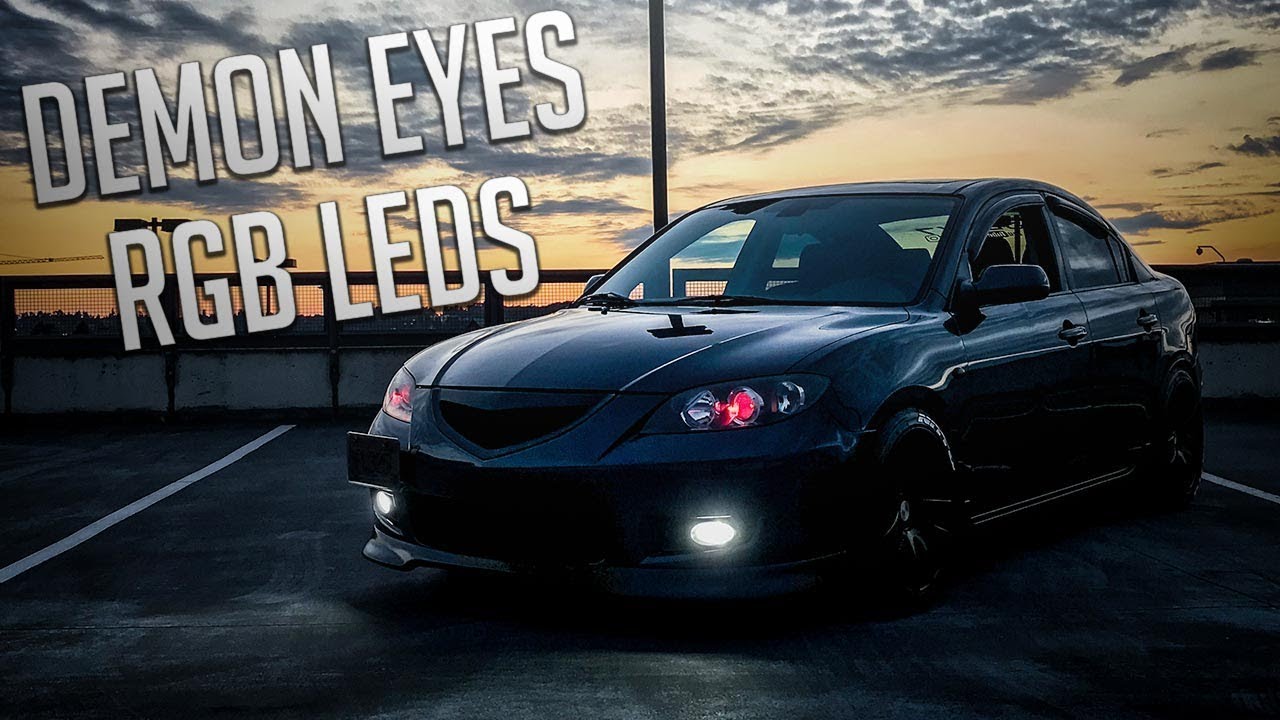 DEMON EYES 👻 RGB LED Headlights!