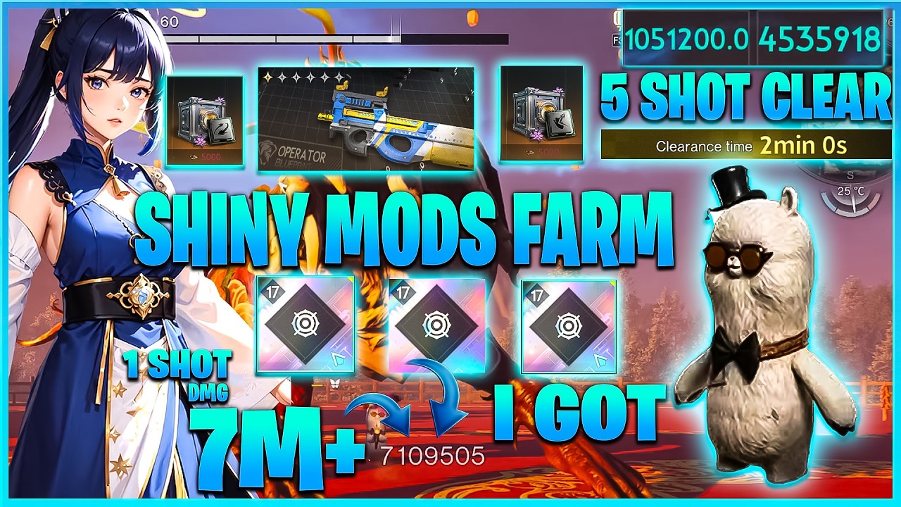 1 SHOT 7M+ CAN YOU BELEIVE PDW90 - ONCE HUMAN SHINY MODS GUIDE