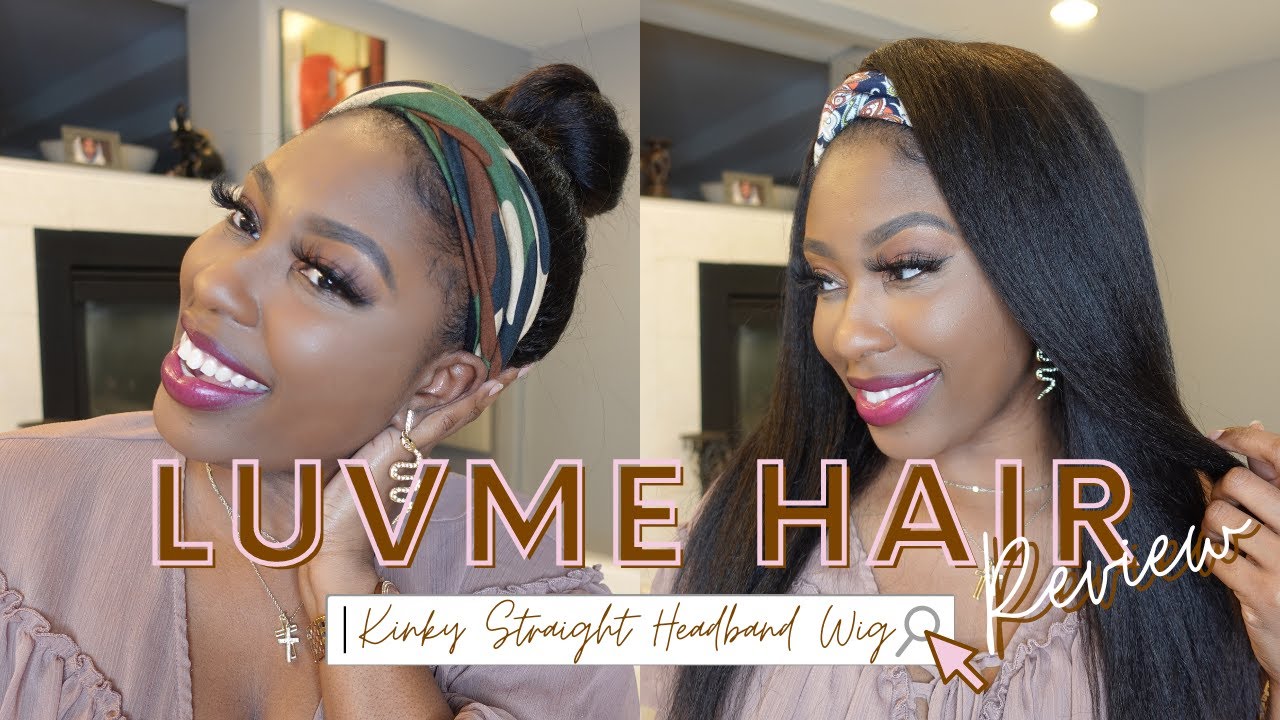 Luvme Hair Kinky Straight Headband Wig | 5 Styles + Straightened