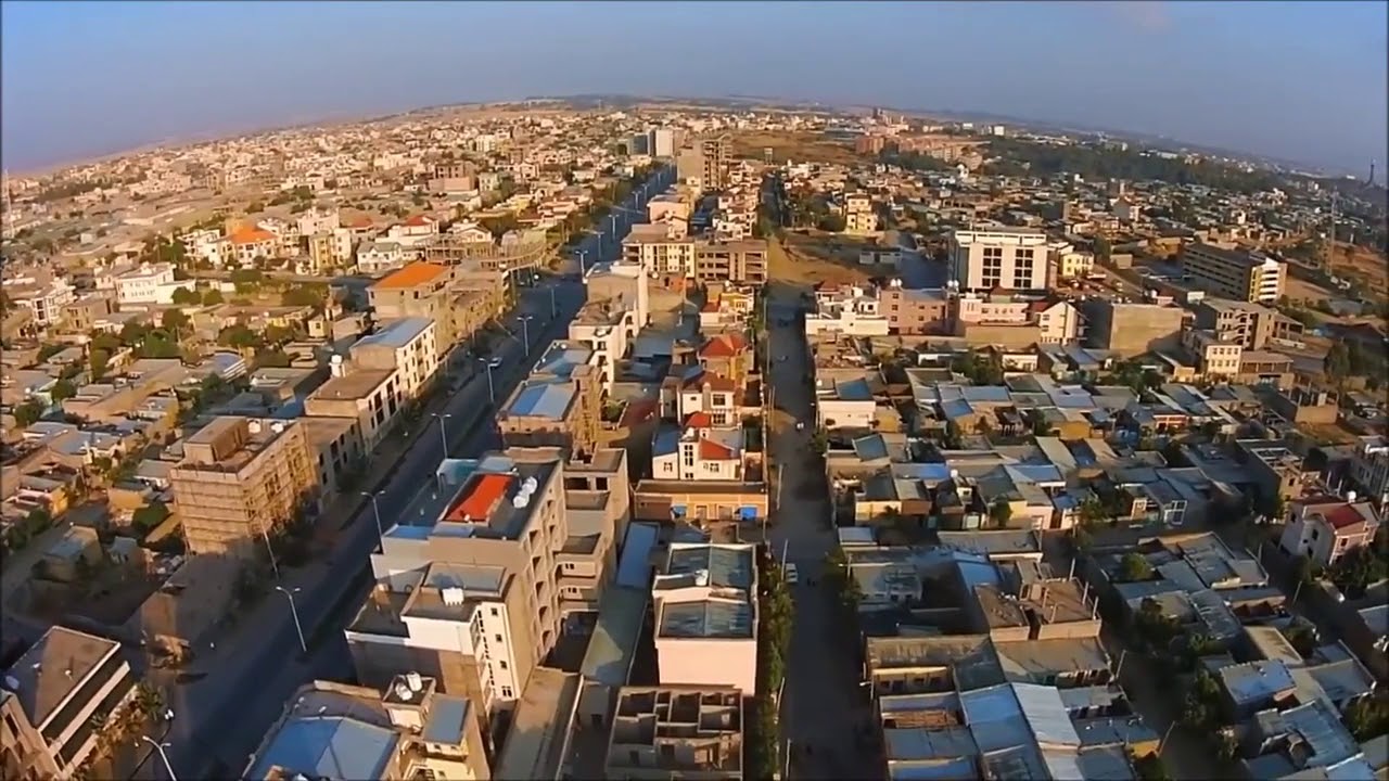 መቐለ ከተማ Birds eye view of Mekelle City