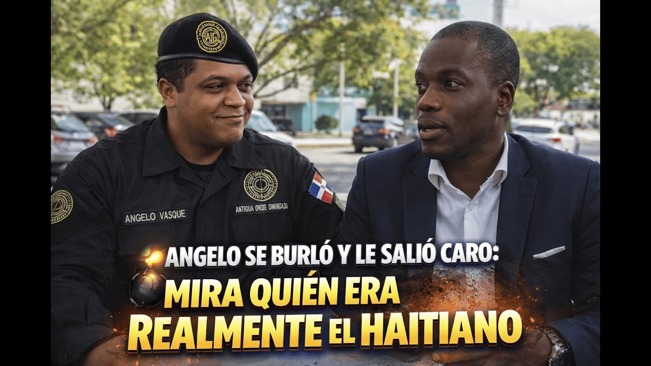 ANGELO SE BURLÓ Y LE SALIÓ CARO: MIRA QUIÉN ERA REALMENTE EL HAITIANO