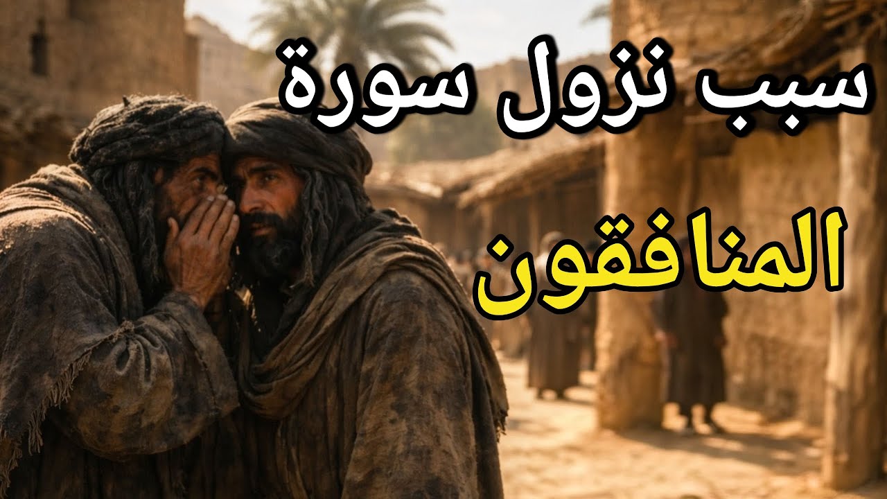 قصة نزول سورة المنافقون | حينما ابتُلِي النبي ﷺ بفتنة النفاق