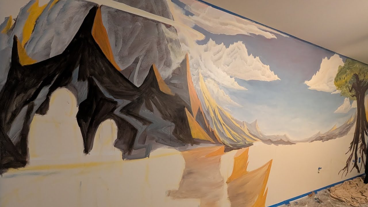 How I painted a Sacred Valley mural! ~ Cradle series