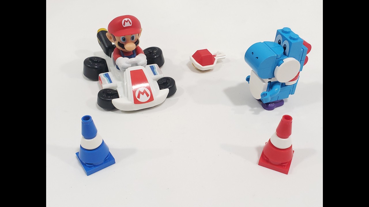 PART 1 LEGO SUPER MARIO BROTHERS GALAXY MOVIE YOSHI BIKE/SMART PLAY/SMART BRICK SYSTEM/HOW TO BUILD