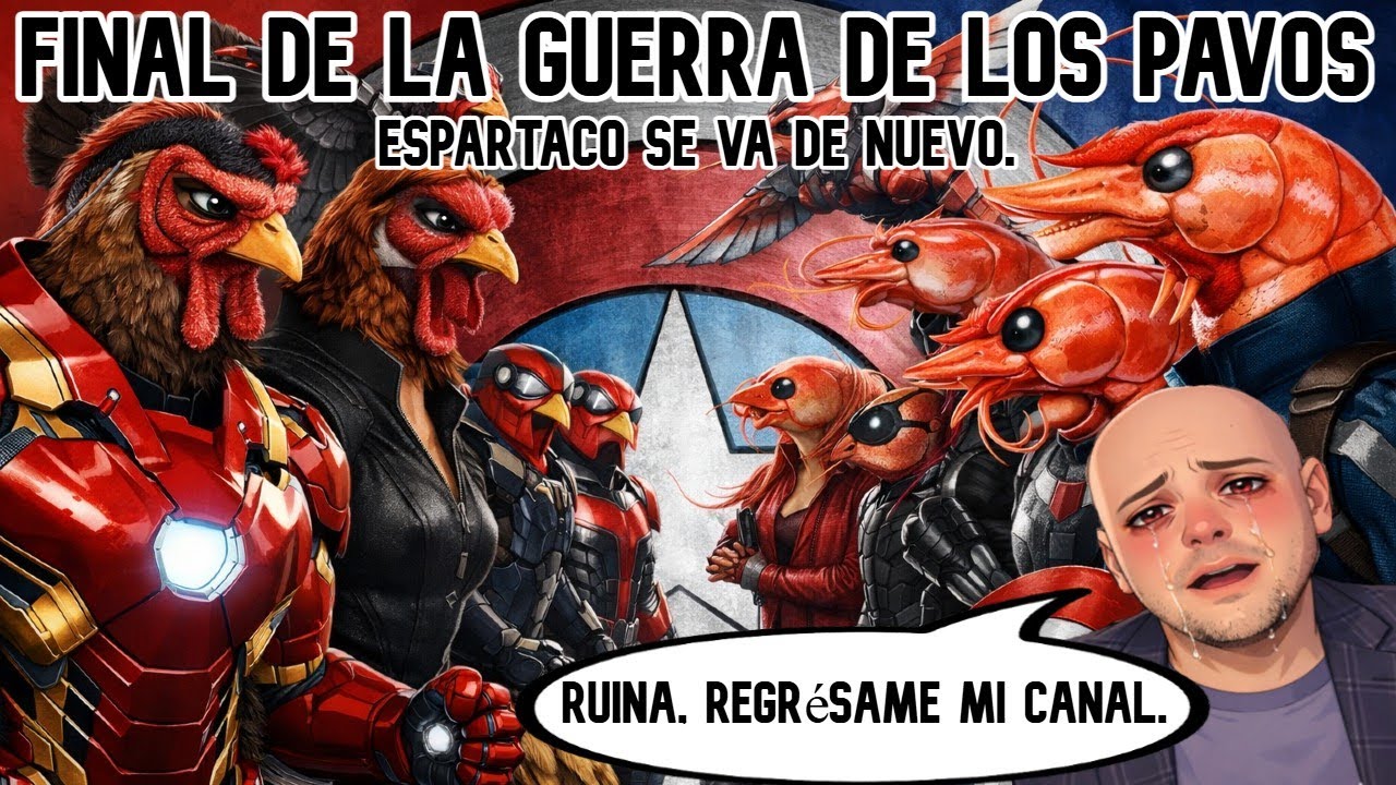 Espartaco 18 se va de nuevo; Momox pierde su canal (final de la guerra de los pavos).