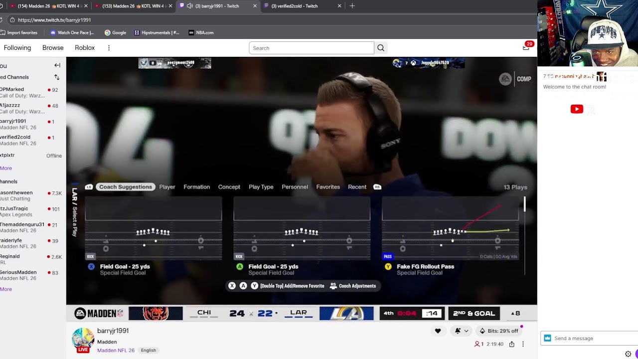 Madden 26 👑KOTL  WIN 4 in a ROW get $25